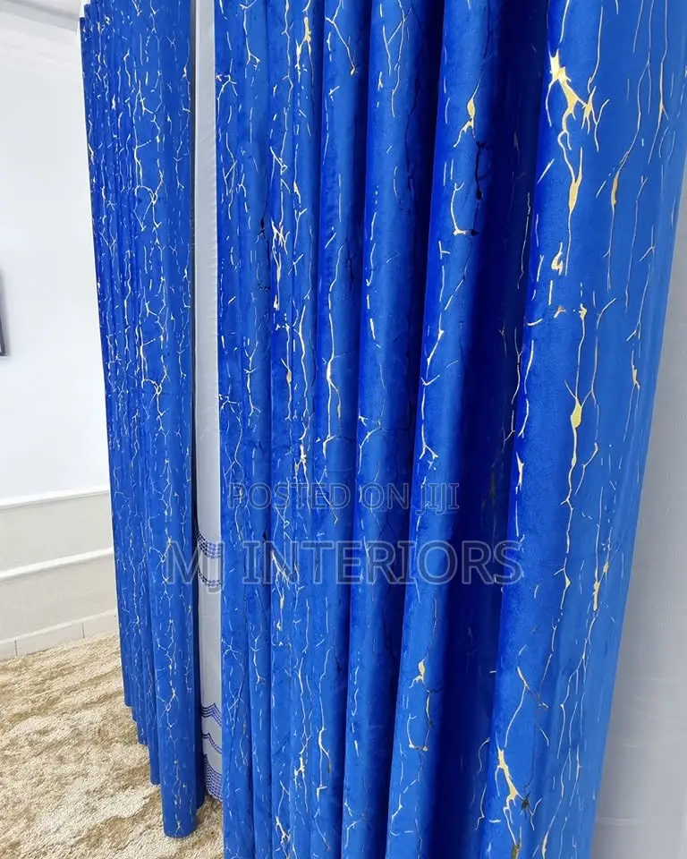 Premium Blue Curtains for Beautiful Apartment Window Decor