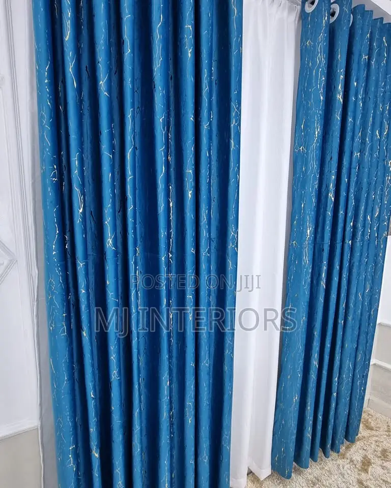Premium Blue Curtains for Beautiful Apartment Window Decor