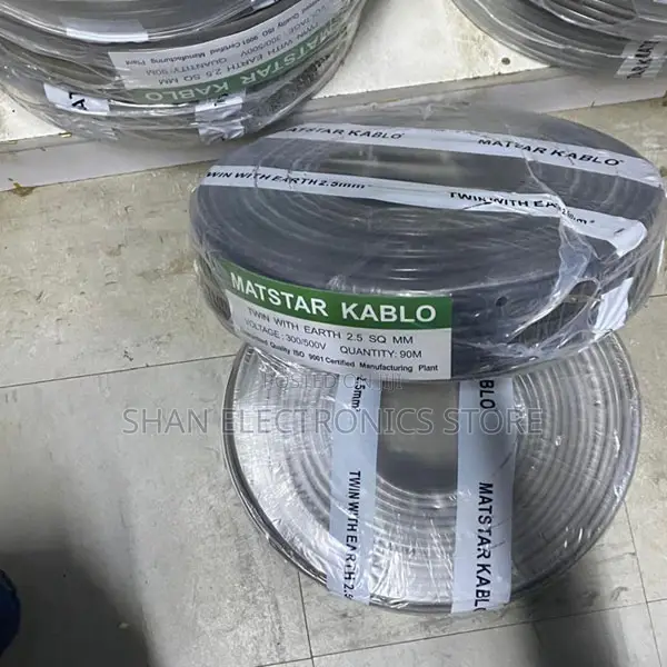 Heavy-Duty Performance 90M 2.5MM Twin With Earth Flame