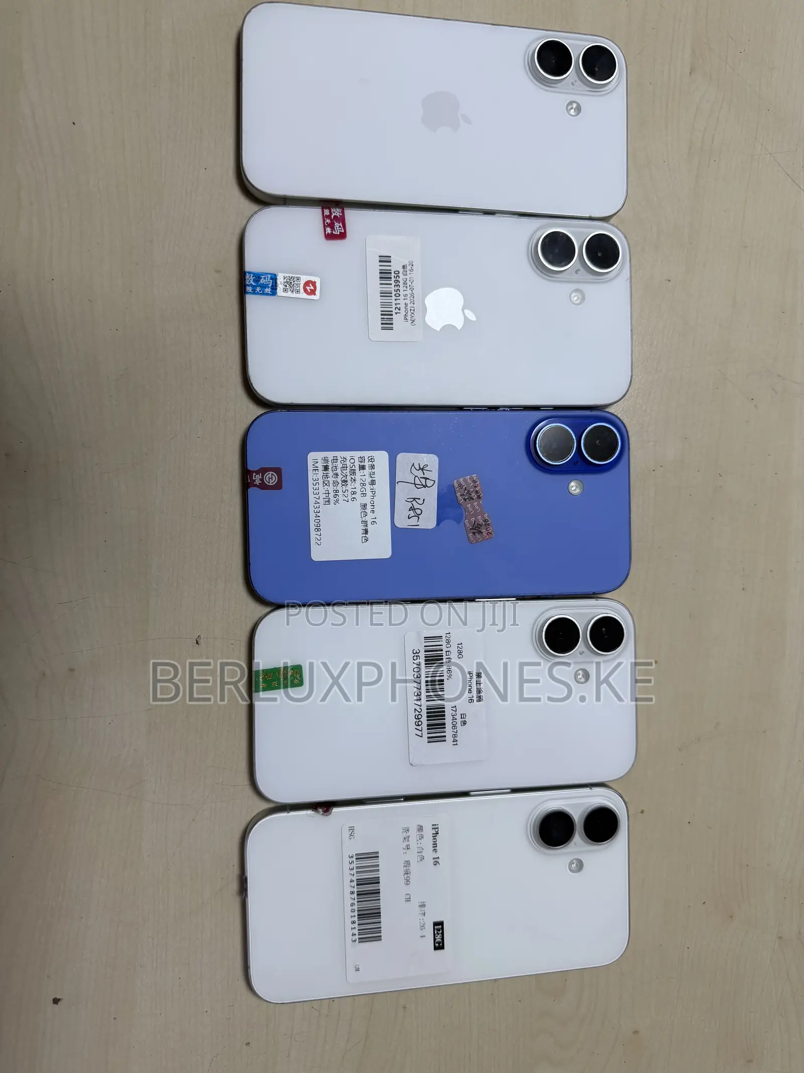 New Apple iPhone 16 128 GB White