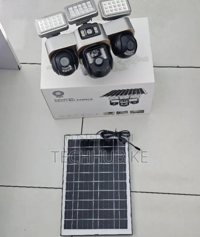 V380 6MP 4g Security Camera 3 Lenses Triple-Lens PTZ Triple Screens