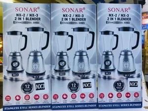 Sonar NX-2 / NX-3 2-in-1 Stainless Steel Countertop Blender 1.8 L Jug