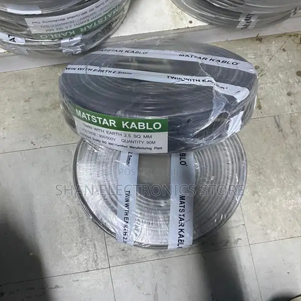 Flexible PVC Insulated Electrical Wiring Cable 90M 2.5MM Performance