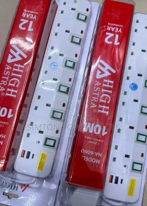 High Astra HA-606U Surge Stabilizer Power Extension Cables