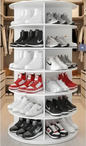 Rotating Shoe Rack / 360 Degree Spinning Shoe Organizer