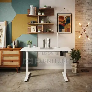 Office Desk; 1.2 Meters Electric Ergonomic Height Stand Sit Desk