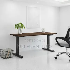 Office Desk; 1.2 Meters Electric Ergonomic Height Stand Sit Desk