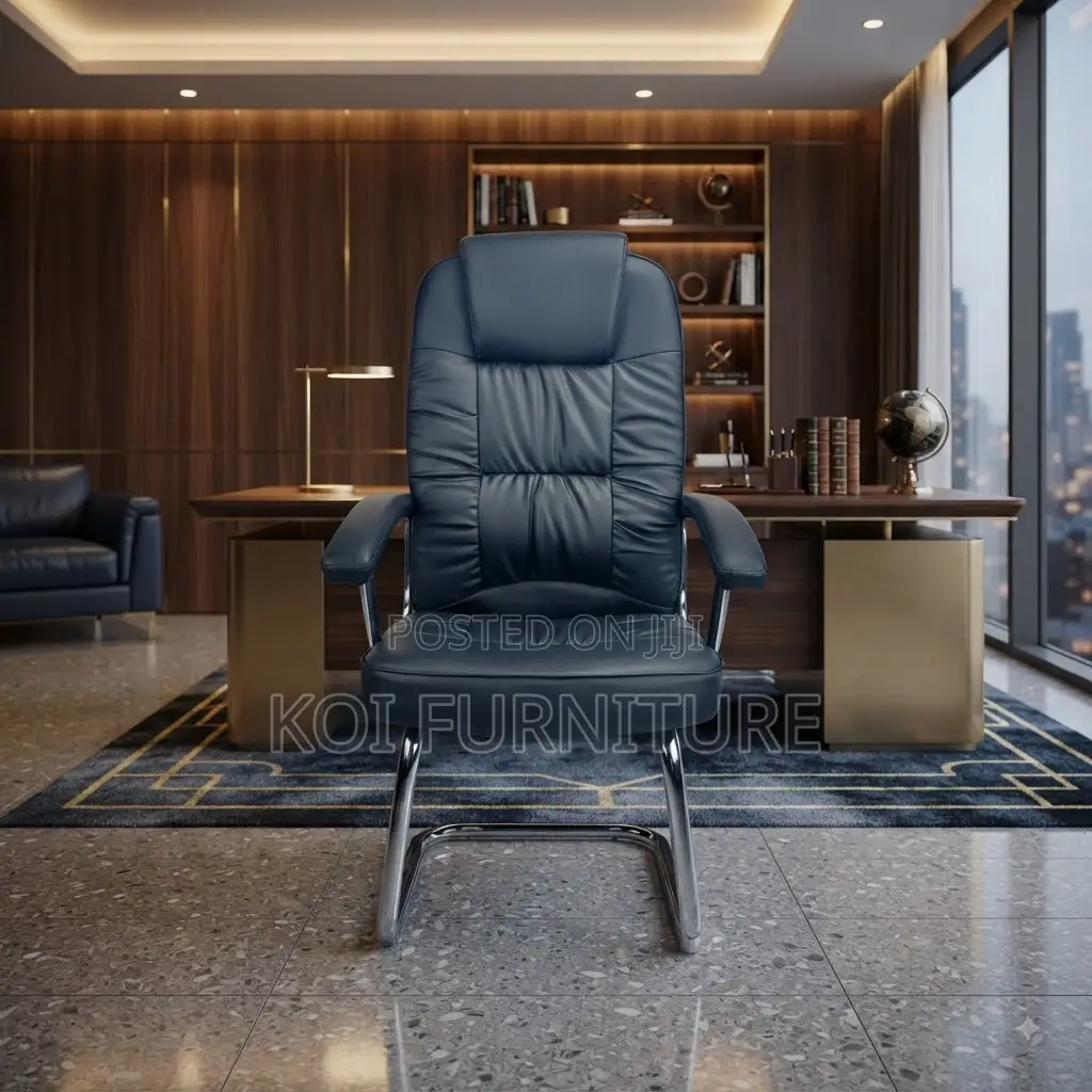 Office Chairs; Leather High Backrest Heavy Tuff Office Chairs