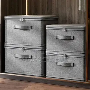 Large Capacity Foldable Lidded Storage Box