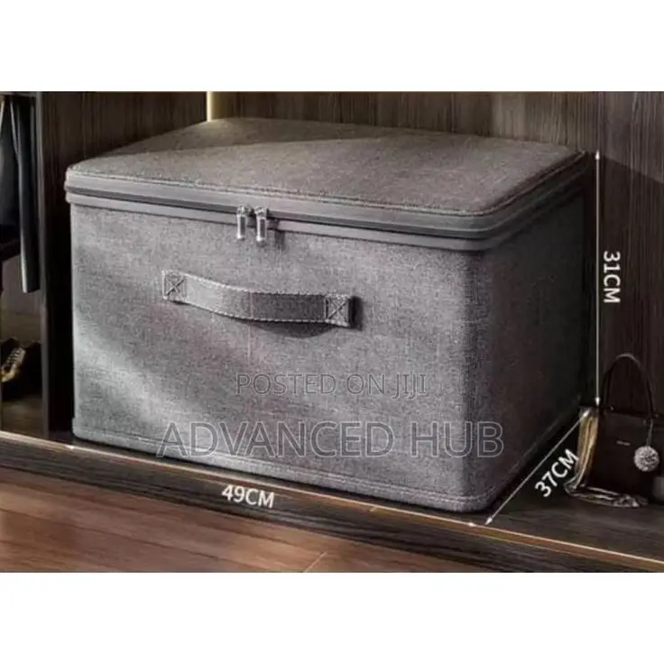 Large Capacity Foldable Lidded Storage Box