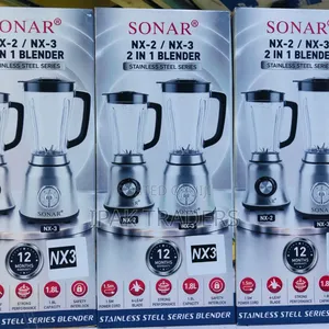Sonar NX-2 / NX-3 2-in-1 Stainless Steel Countertop Blender 1.8 L Jug
