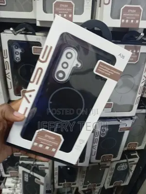 Matte Translucent Black Phone Casefor the Samsung Galaxy A36 5G