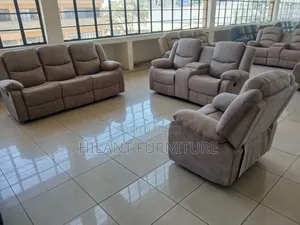 Full Six-Seater Recliner Sofa.