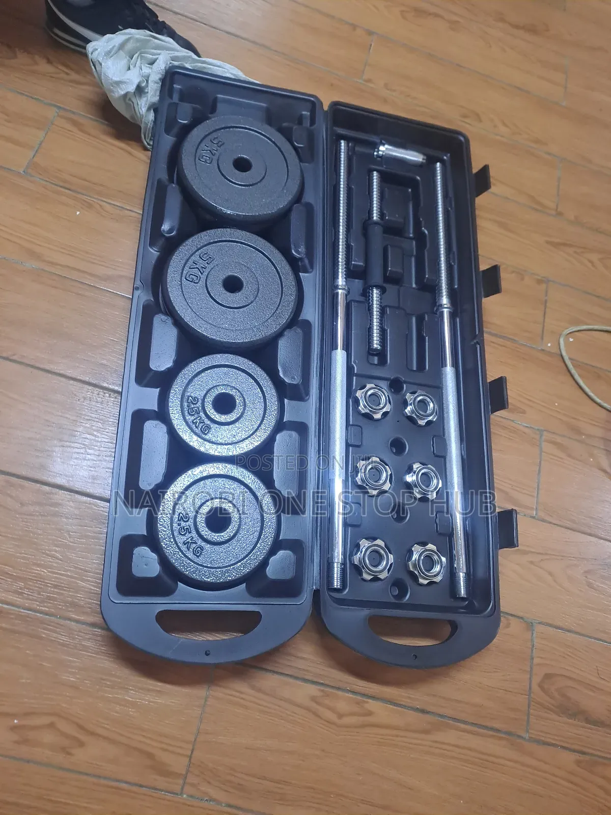 50 Kg Dumbbell Set With Barbell
