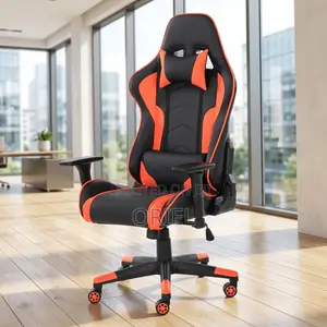 Gaming Chair : Leather Padded Home Office Gaming Chair