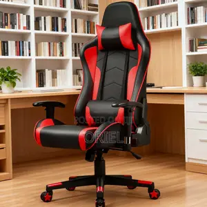 Gaming Chair : Leather Padded Home Office Gaming Chair