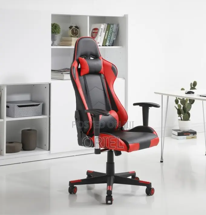 Gaming Chair : Leather Padded Home Office Gaming Chair