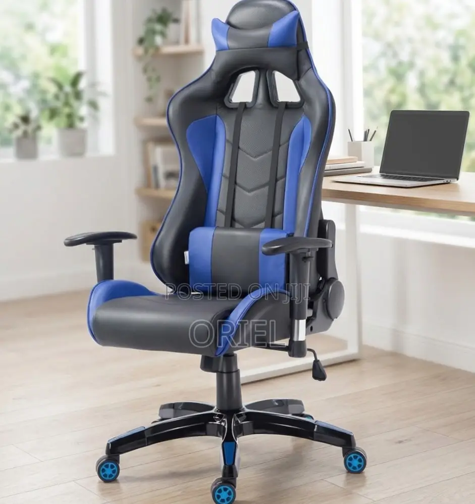 Gaming Chair : Leather Padded Home Office Gaming Chair