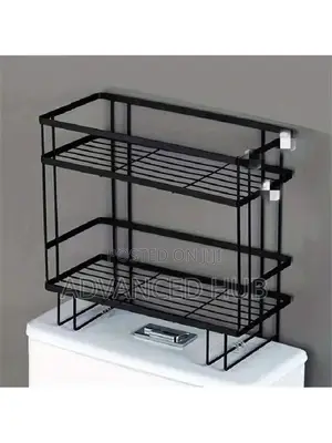 Over the Toilet Space-Saving Rack