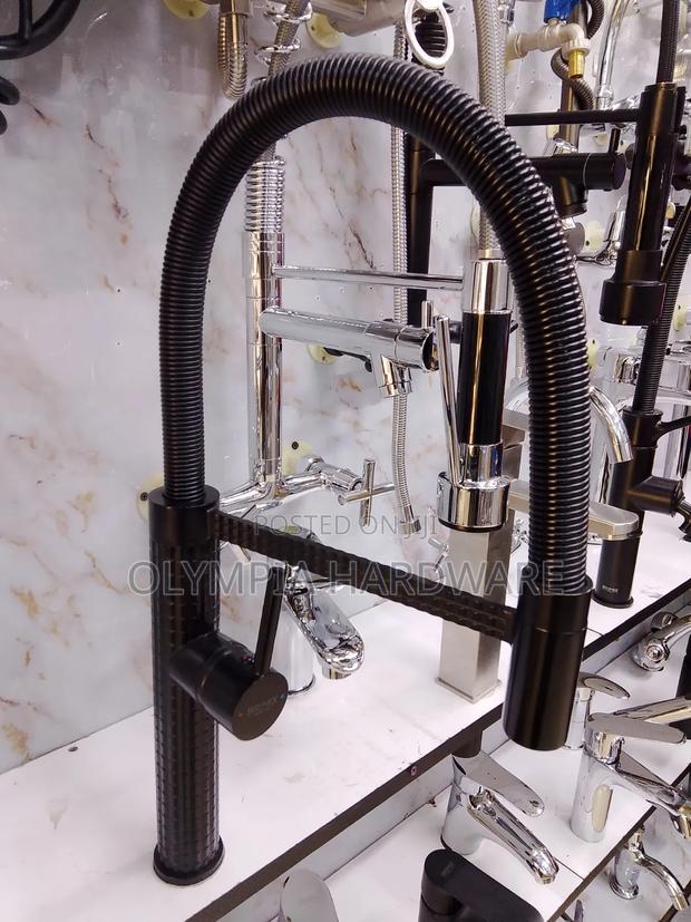 Matt Black Brimix Kitchen Mixer Pull Out