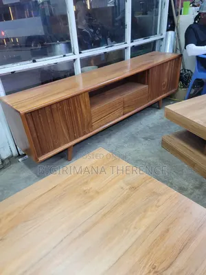 6ft Colts TV Stand Wood Mahogani