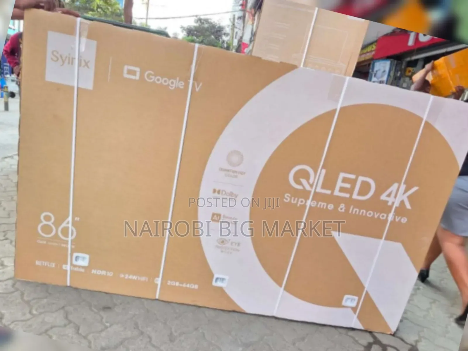 Syinix 86" Google QLED TV