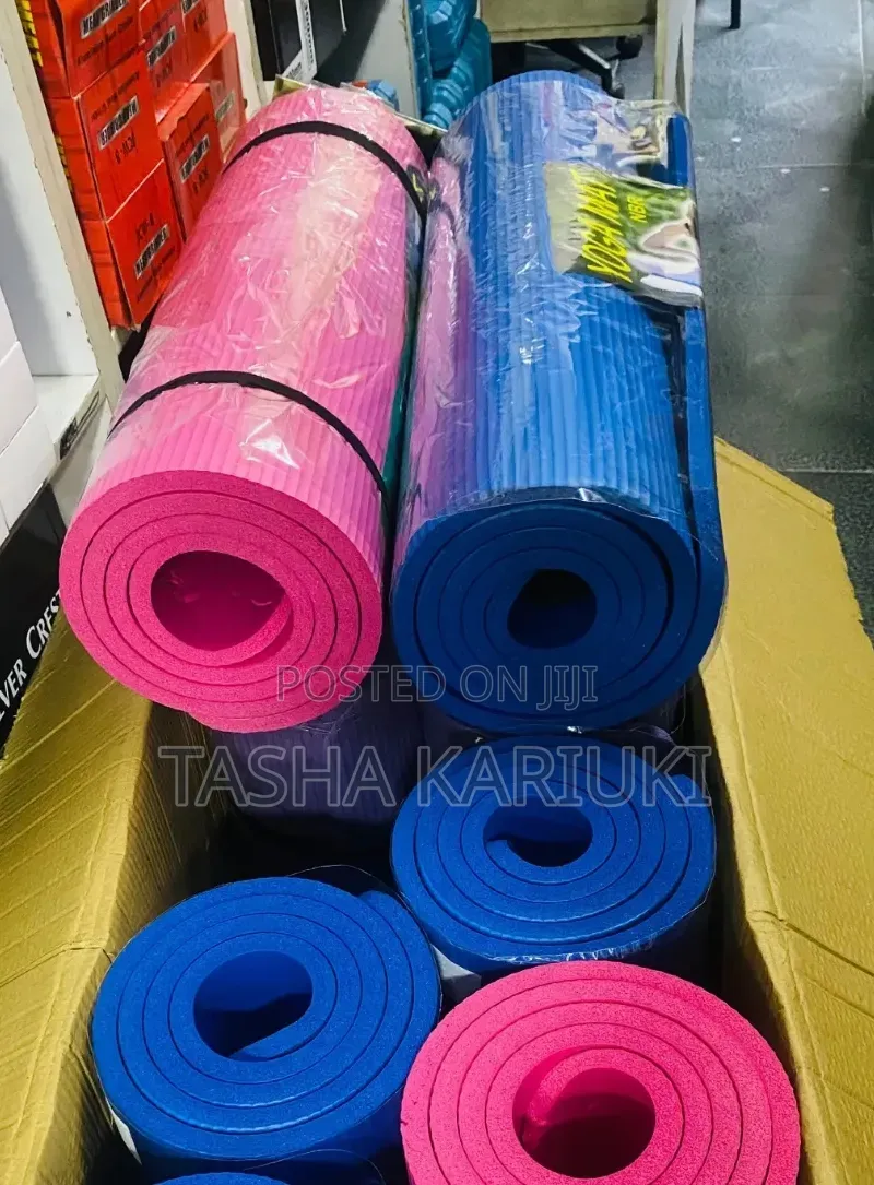 15mm Yoga Mat Green,yellow,pink ,Purple