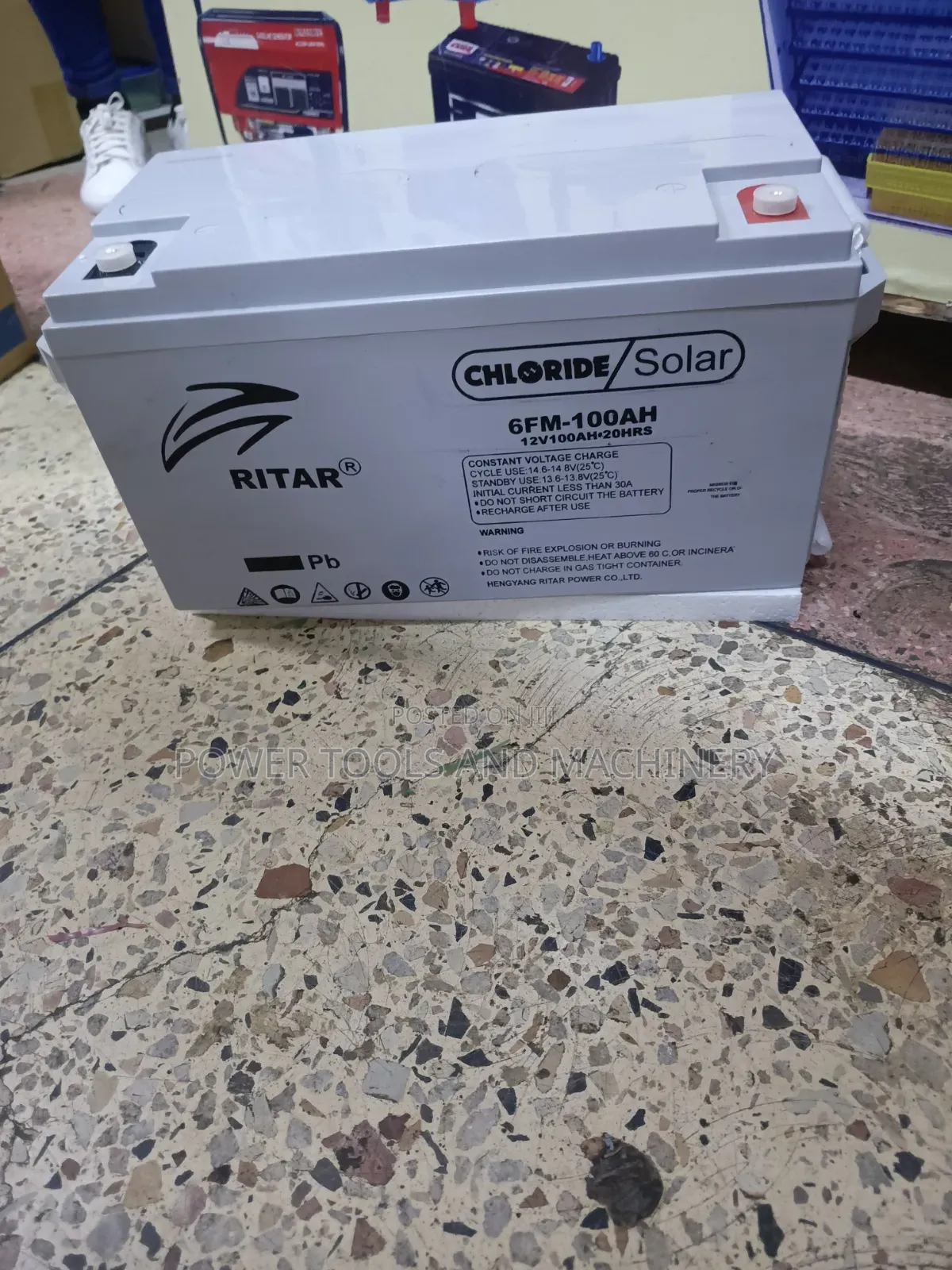 Ritar Solar Battery 100ah