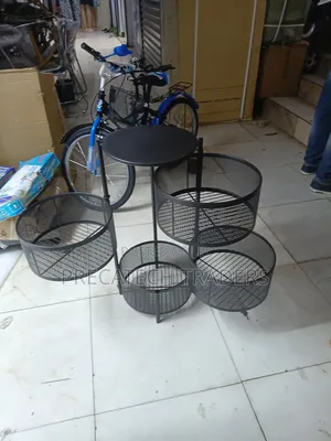 4-Tier Fruit Rack – Metal Kitchen Organizer