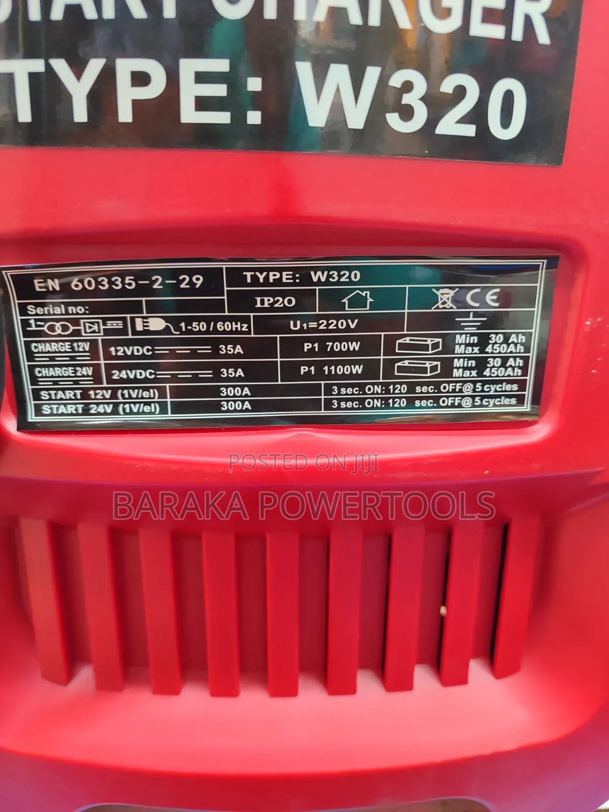 Windsor W320 Automotive Battery Start Charger