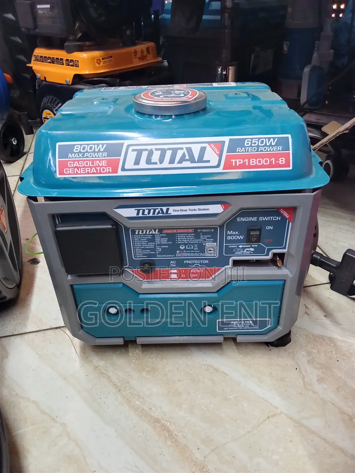 Total 800w Gasoline Generator/ Total Gasoline Generator