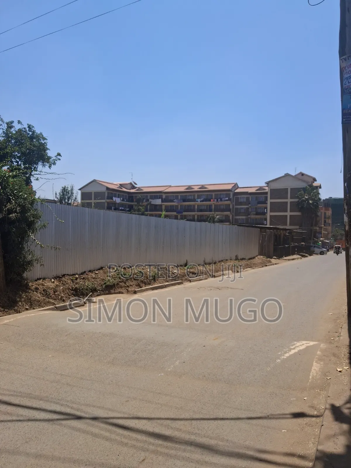 Kahawa Sukari Commercial Slightly Bigger Than One Acre on Tarmac Road