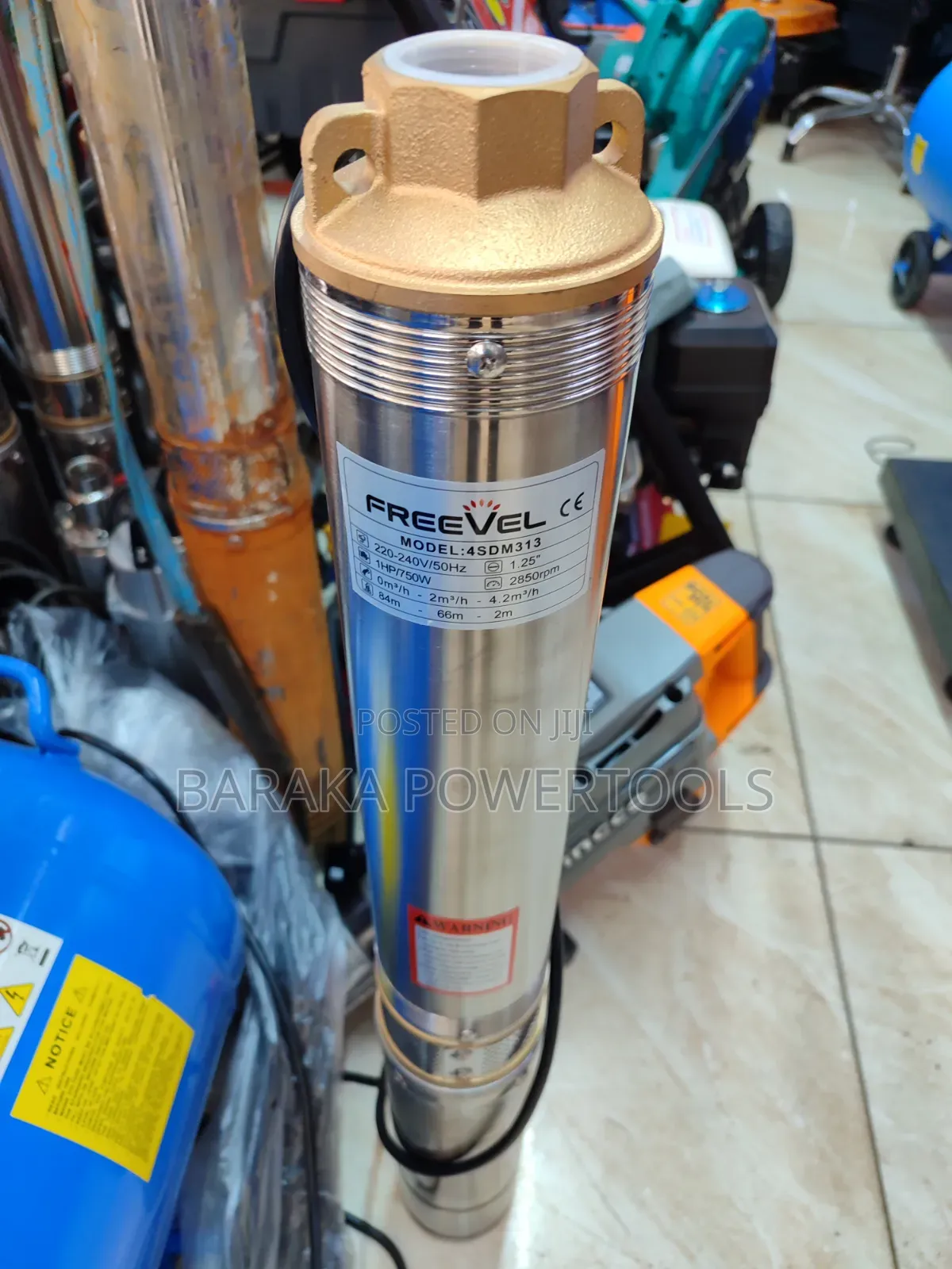 FREVEL 4SDM313 Submersible Borehole/Water Pump.