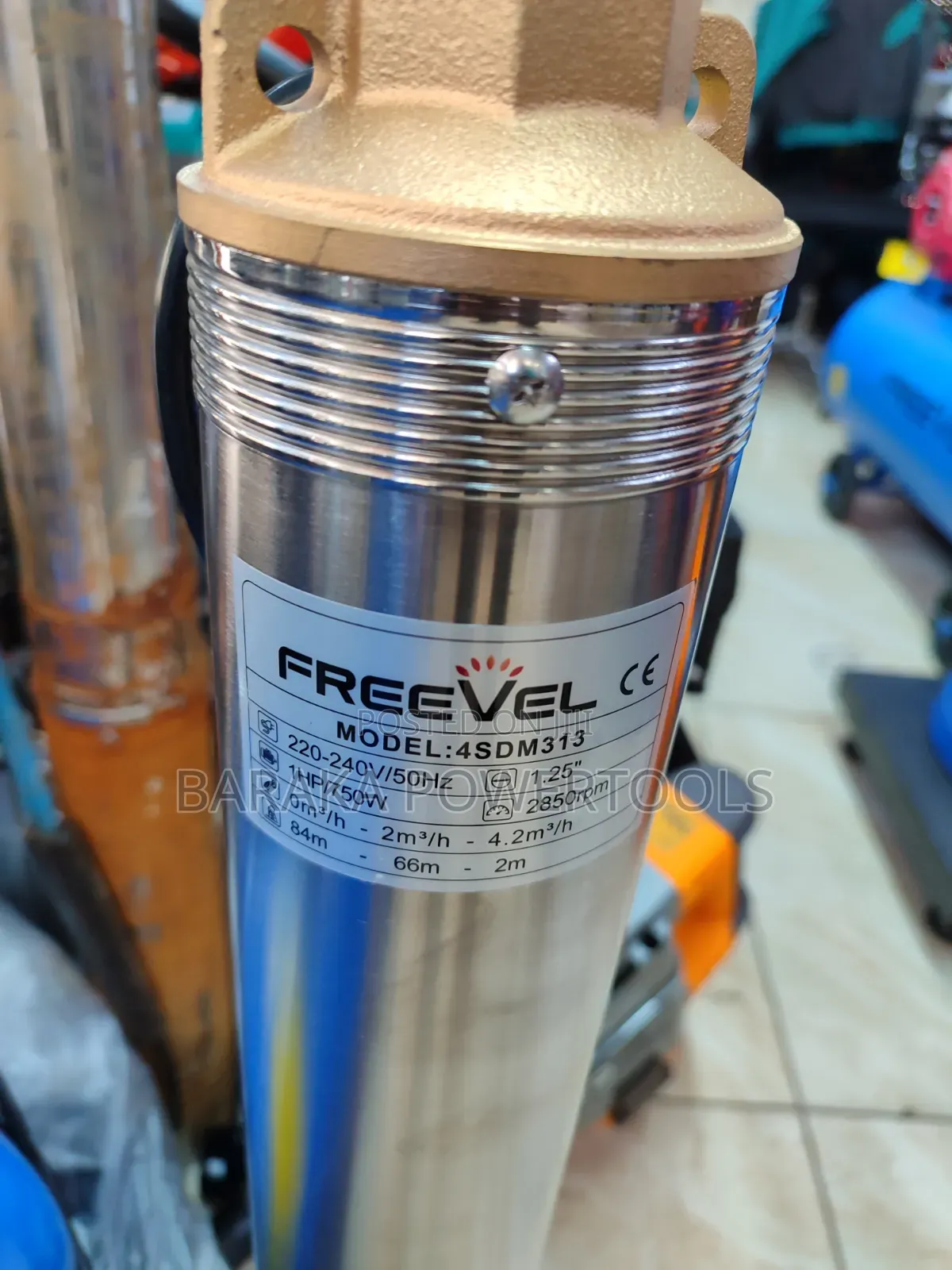 FREVEL 4SDM313 Submersible Borehole/Water Pump.
