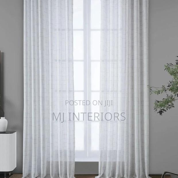 Premium Sheer Curtains for Modern Living Room Decoration