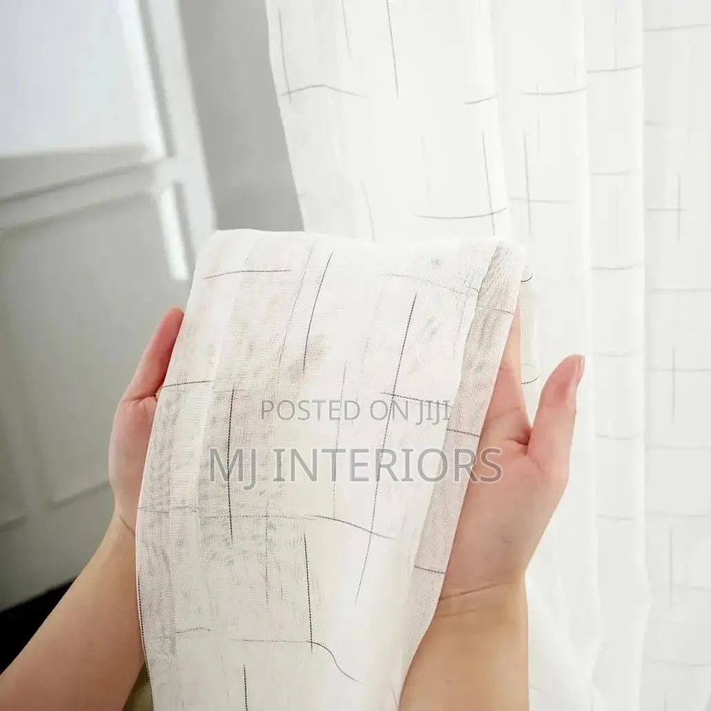 Elegant White Sheers for Homes Apartments and Office Spaces