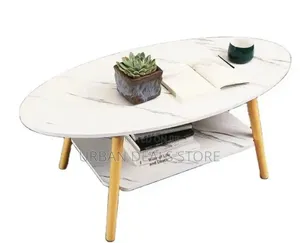 Executive MDF Marble Coffee Table / Bedside Table