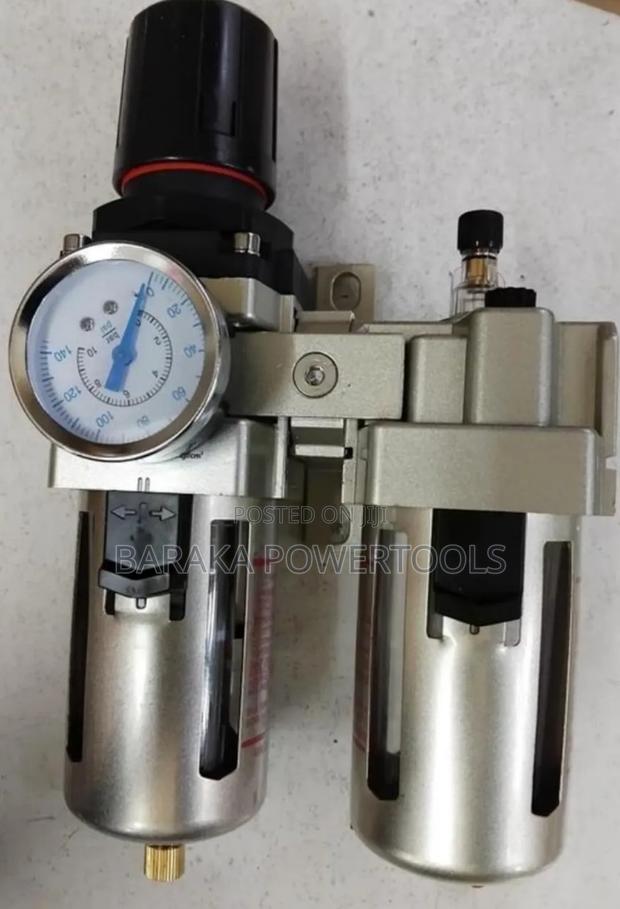 FRL Pneumatic Air-Treatment Unit — A Filter + Regulator + Lubricator