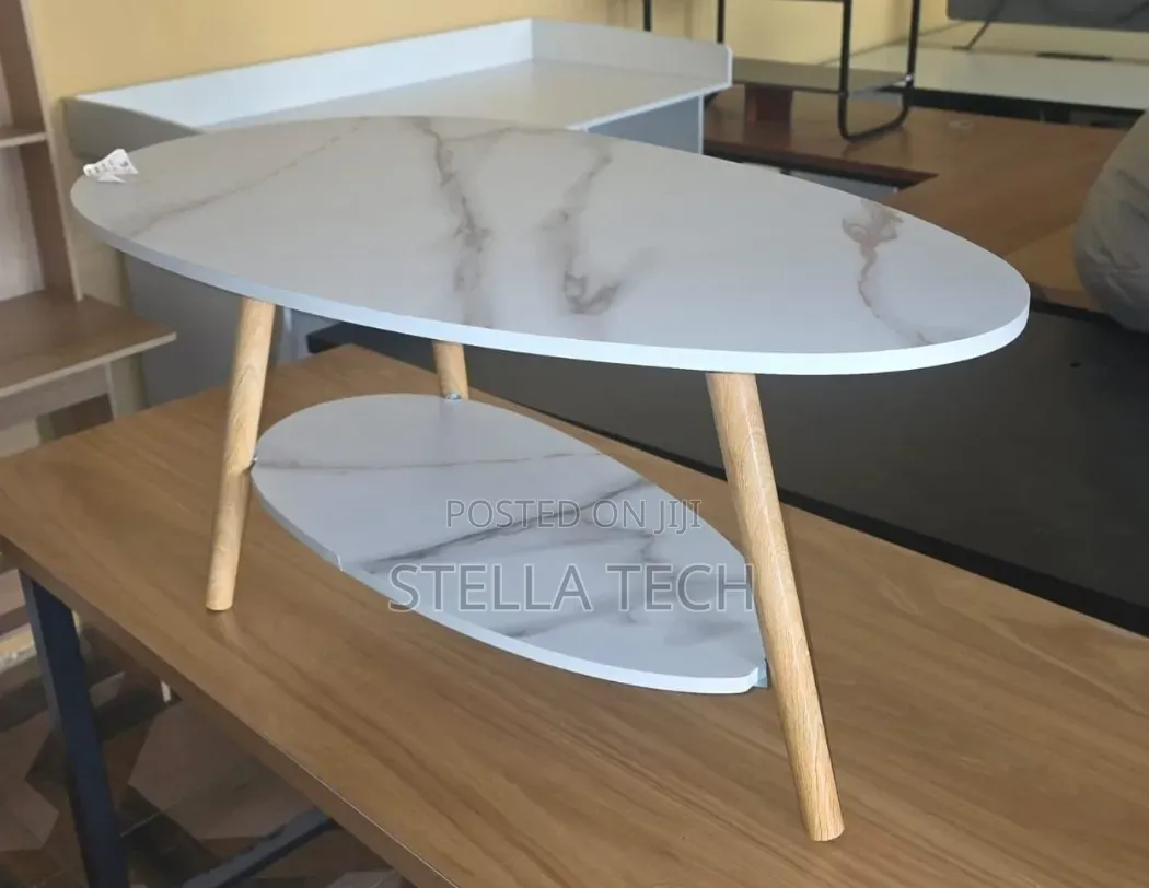 Executive MDF Marble Coffee Table/Bed Side