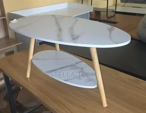 Executive MDF Marble Coffee Table/Bed Side