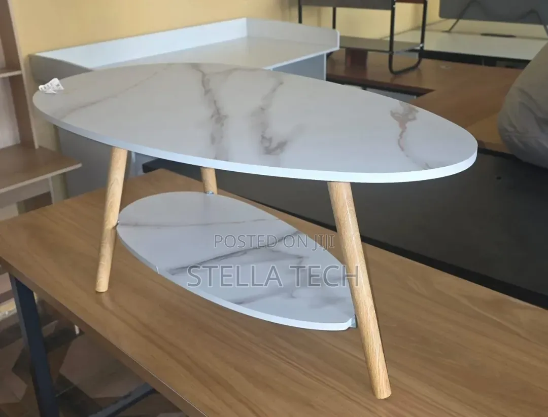 Executive MDF Marble Coffee Table/Bed Side