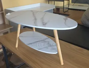 Executive MDF Marble Coffee Table/Bed Side