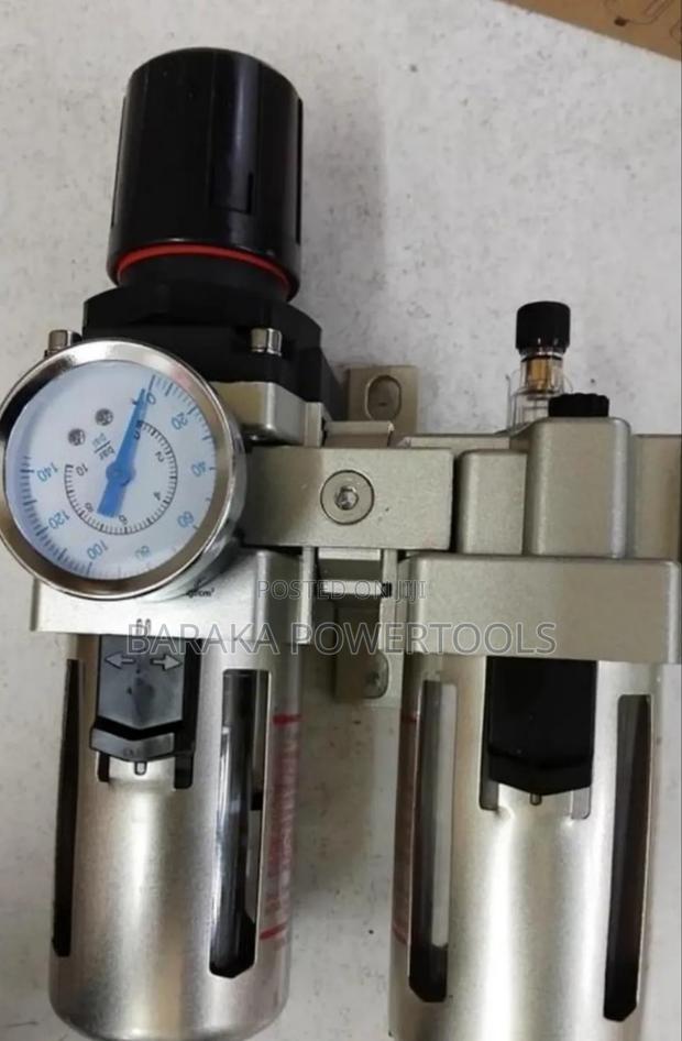 FRL Pneumatic Air-Treatment Unit — A Filter + Regulator + Lubricator - thumbnail 2