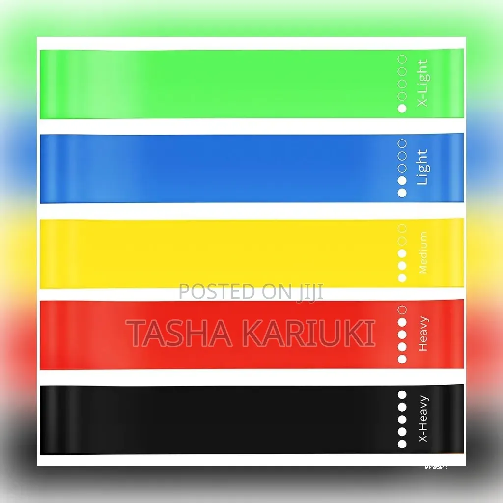 Silicone Resistance Bands 5pcs