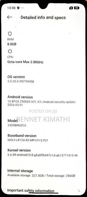 Xiaomi Redmi 14C 256 GB Blue