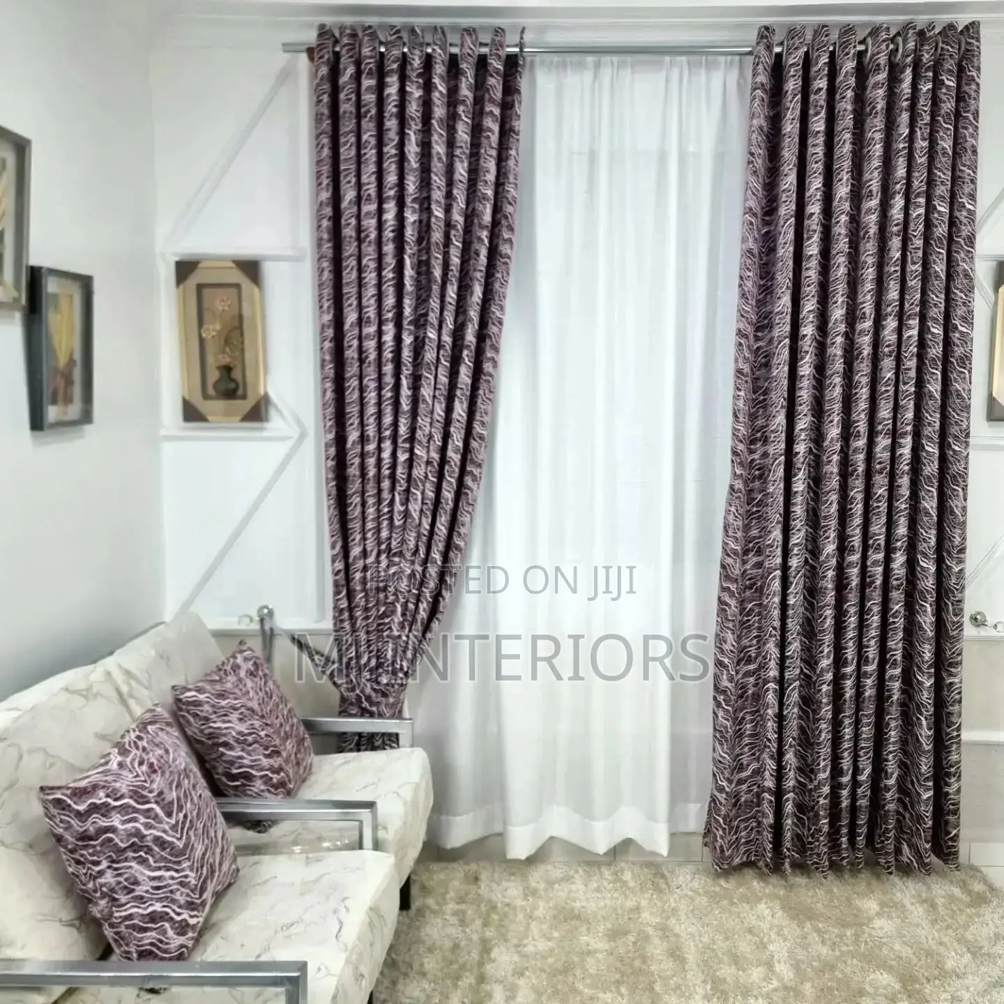 Elegant Drapes for Living Room and Bedroom Interiors