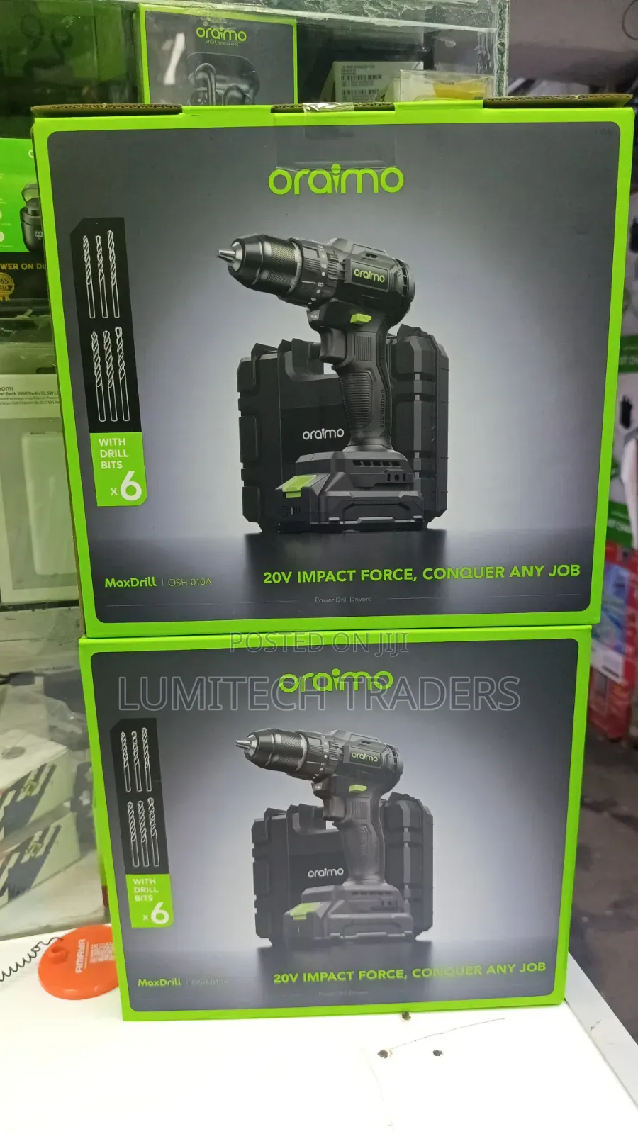 Oraimo 20 v Impact Drill