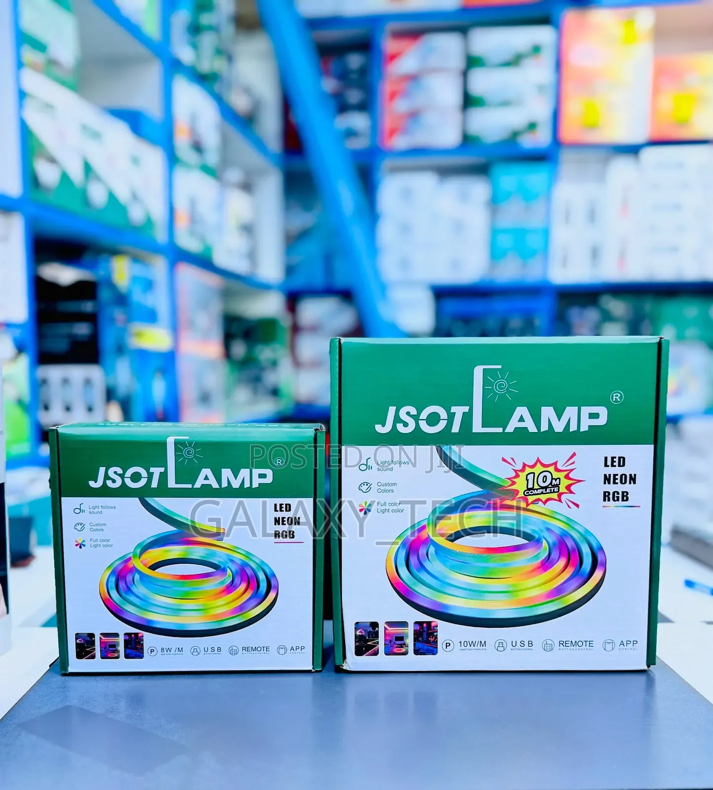 JSOTLAMP LED Neon RGB Strip Lights