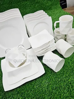 High Quality White Dinner Set (24pcs)