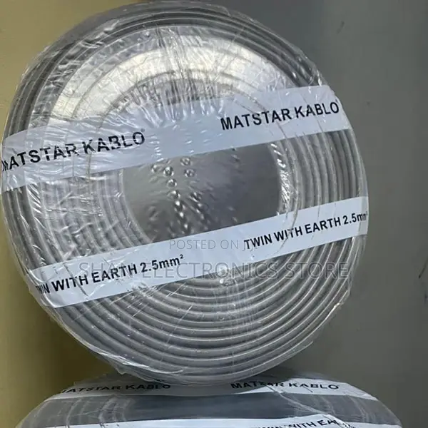 3 Cores 2.5mm2 300v/500v Twin With Earth 90M Roll Electrical Cable